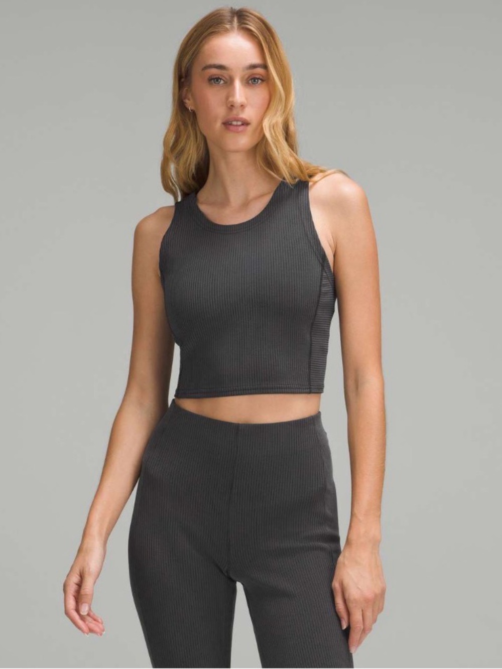 Lululemon Ribbed Softstreme Cropped Tank Top